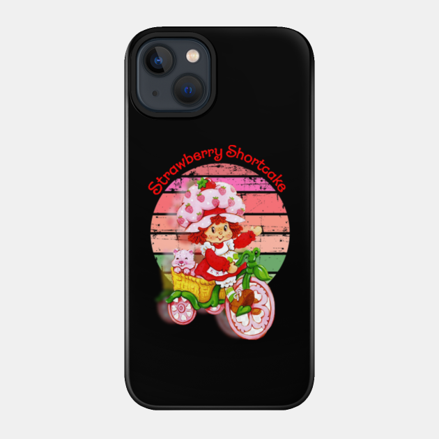 Vintage Cute Strawberry - Strawberry Shortcake - Phone Case