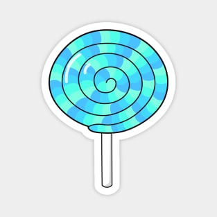 Pastel blue lollipop Magnet