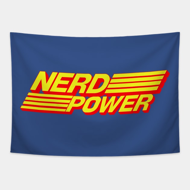 Nerd Power Tapestry by demonigote