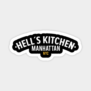 New York Manhattan Hell´s Kitchen - Hell´s Kitchen Logo - Hell´s Kitchen Style Magnet