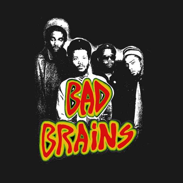 Bad brain stencil design by Lartswear