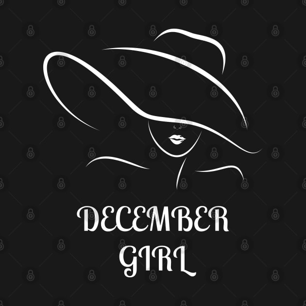 Birthday Gifts for Women December Birthday Women December Girl by NickDsigns