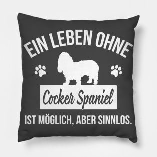 Cocker Spaniel Pillow