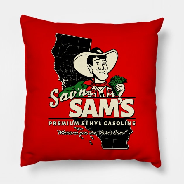 Sav'n Sam's Pillow by JCD666