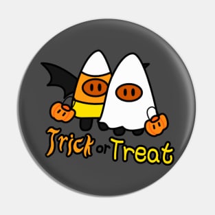 Trick or Treat | Candy Corn Bat and Ghost Pin