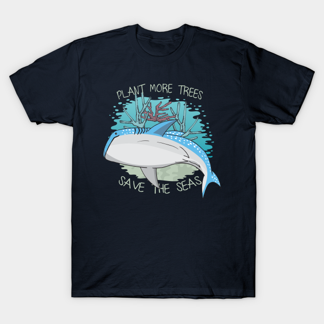 Anti Plastic Sea Lover Cartoon - Plastic - T-Shirt