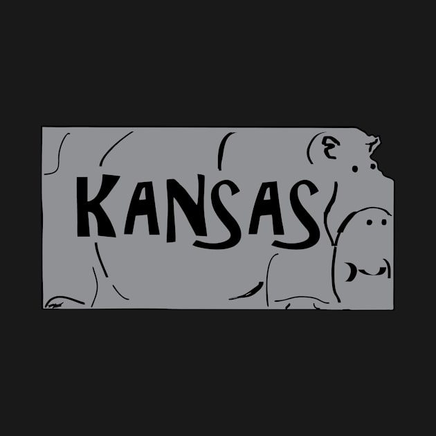 A funny map of Kansas by percivalrussell