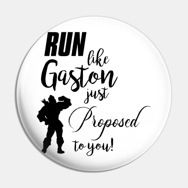 Run Gaston Pin by LeesaMay