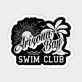 Arizona Bay Swim Club White Magnet