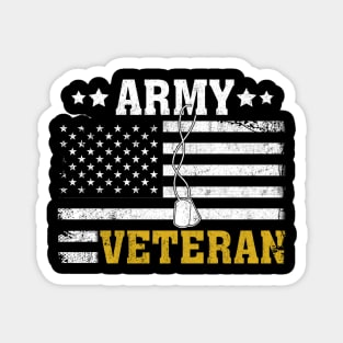 Army Veteran - Veterans Day Gift Magnet