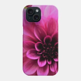 Bright Pink Dahlia Phone Case