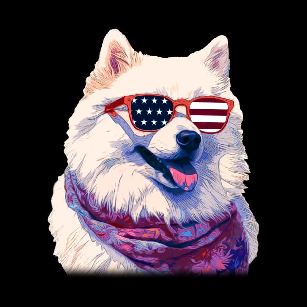 Pawsitively Pure Samoyed Vibes, Stylish Statement Tee Extravaganza by Kevin Jones Art