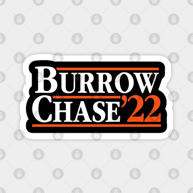 Joe Burrow - Ja'Marr Chase 2022 Magnet by TextTees