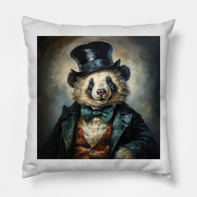 Dandy Panda Pillow by Tarrby