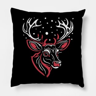 Santa's Reindeer 1 Pillow