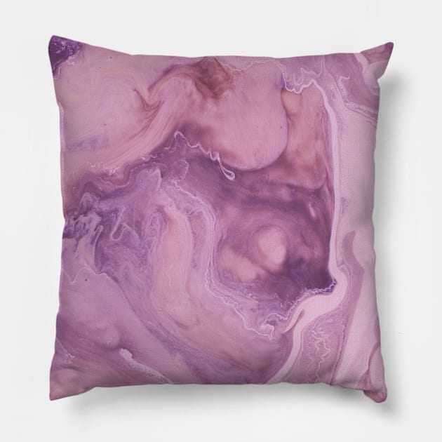 Lavender Watercolor Artwork Pillow by NewburyBoutique