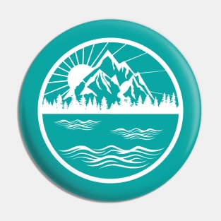 Mountain Lake Pin