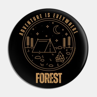 Adventure Is Everywhere - Mountain Pin