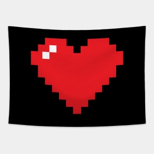 8-BIT Heart Tapestry