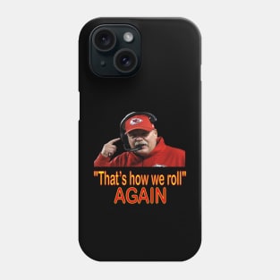 andy reid frozen Mustache Phone Case