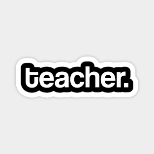 Teacher. Magnet