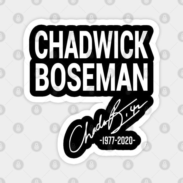 Chadwick Boseman 1977-2020 Magnet by Redmart