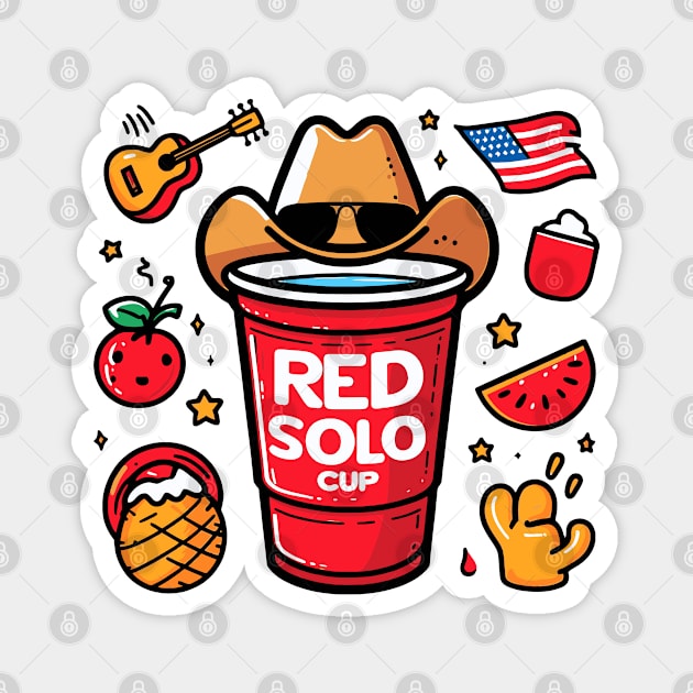 Toby Keith - Red Solo Cup Magnet by elegantelite