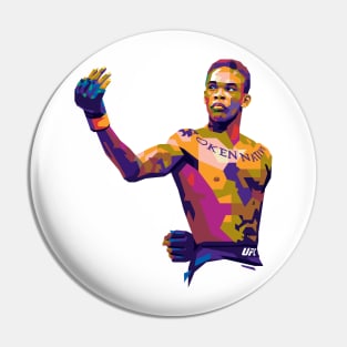 Israel Adesanya Popart Uncurve Pin