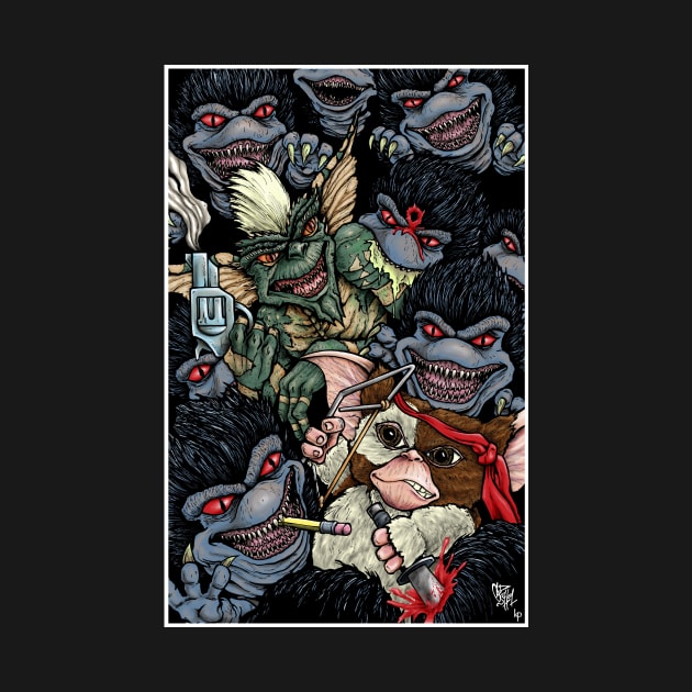 Gremlins Vs. Critters by ArtofOldSchool