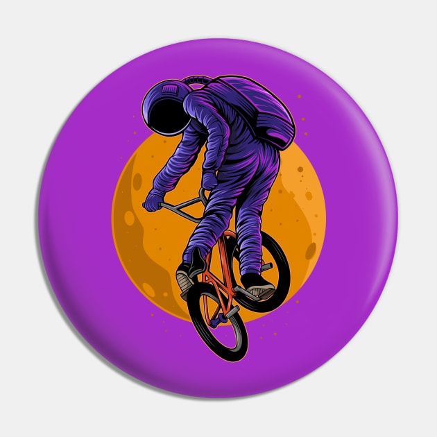 SPACE GRIND Pin by OldSkoolDesign