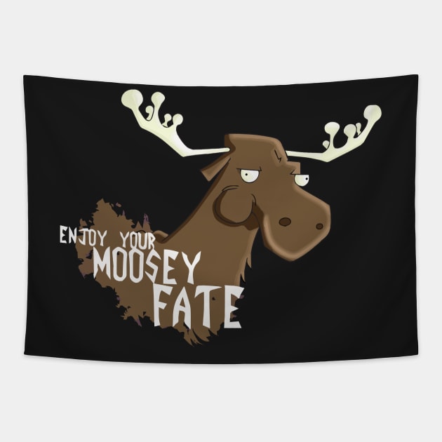 Moosey Fate Tapestry by OhioRaptor