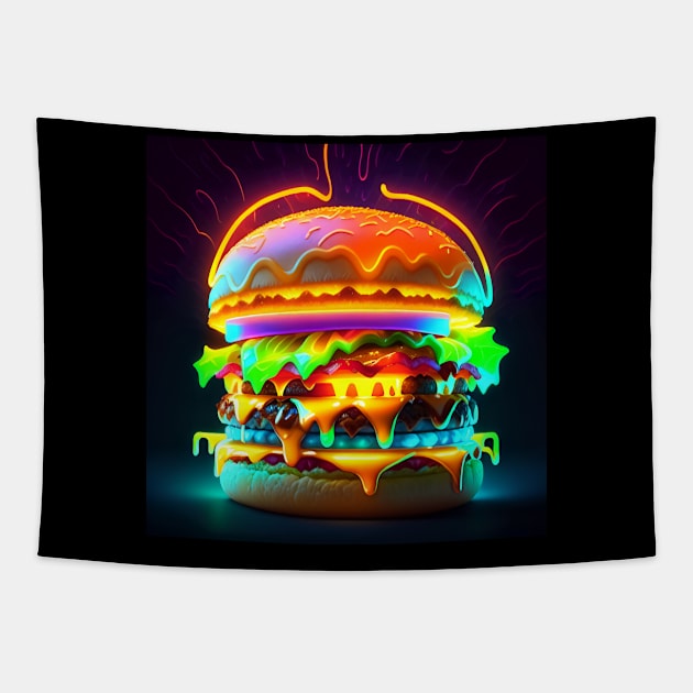 Burger Tapestry by Grafititee