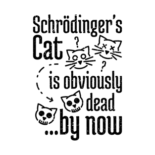 Schrödinger's Cat Humor distressed T-Shirt