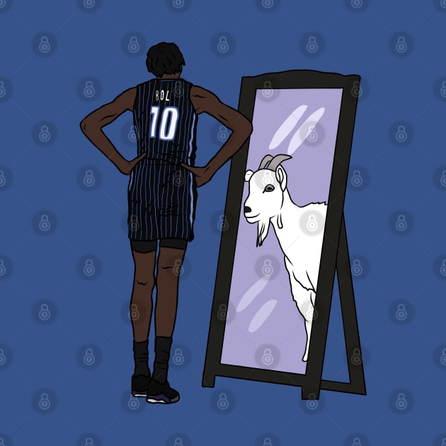 Bol Bol Mirror GOAT by rattraptees