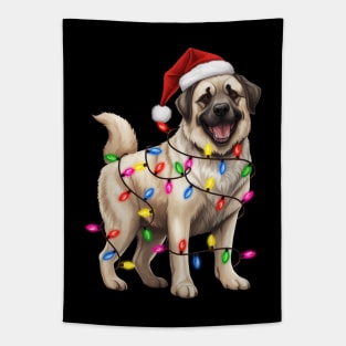 Christmas Dog Anatolian Shepherd Tapestry