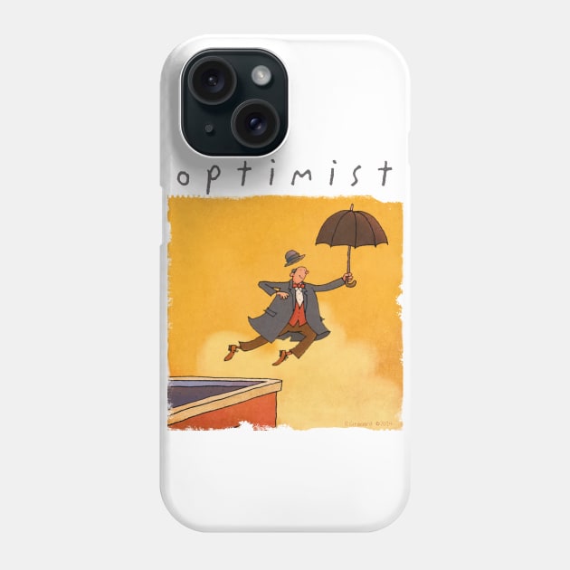 Optimist Phone Case by drawboy