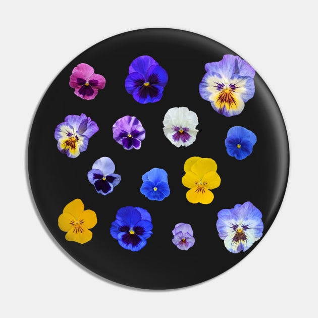 pansy pattern Pin by otterguppy