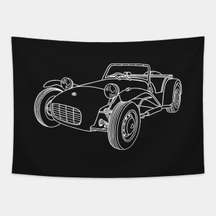 The classic Seven sports car Tapestry