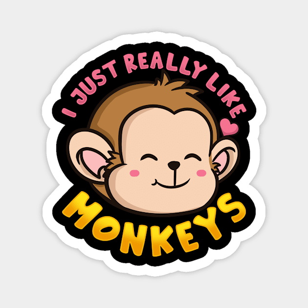 Monkeys Magnet by CreativeGiftShop