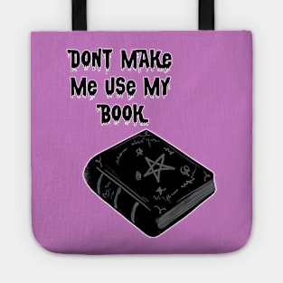 Warlock Black Magic Book Tote