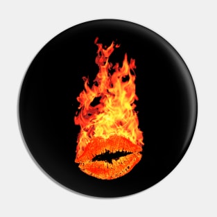 Burn'n Lips of Fire Pin