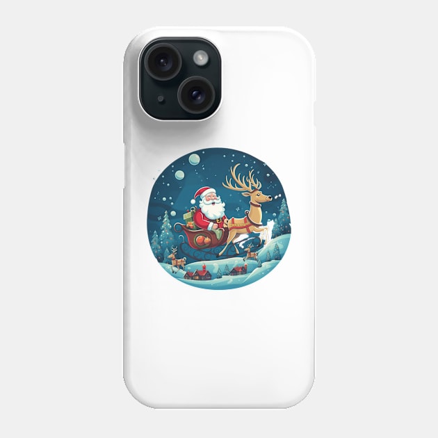 Santa Claus Phone Case by Riverside-Moon