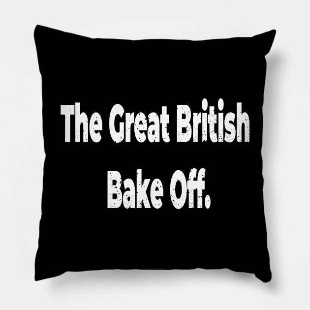 british baking show Pillow by shimodesign