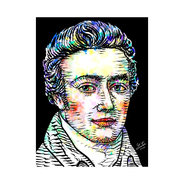 SAMUEL TAYLOR COLERIDGE watercolor and ink portrait by lautir