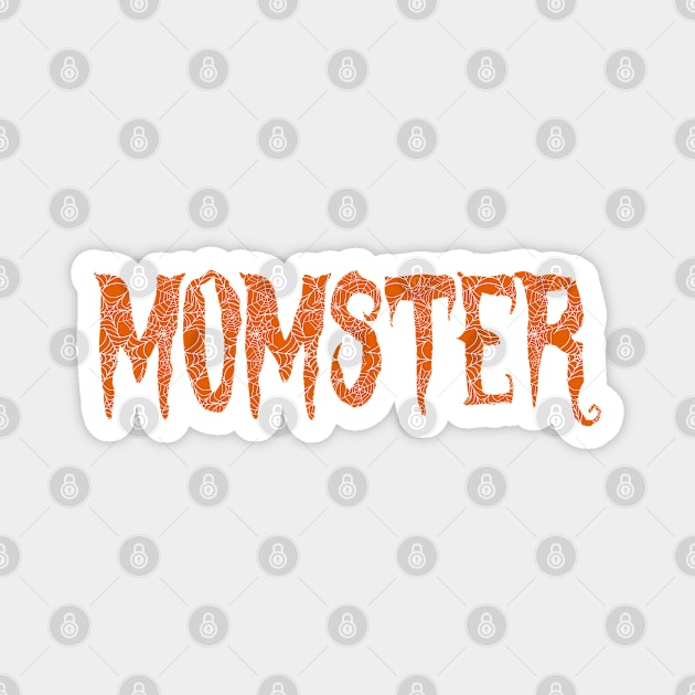 Momster Monster Mother - Halloween Magnet by HappyGiftArt