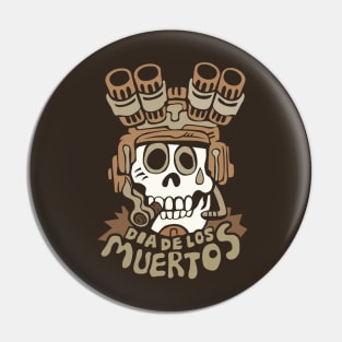 Dia De Los Muertos - Day of the Dead illustration Pin