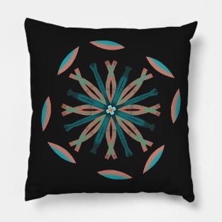 circular flower Pillow