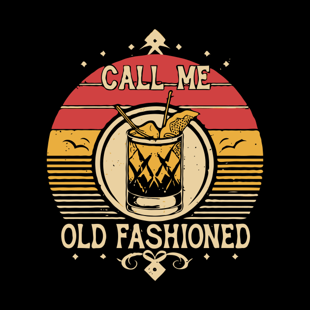 Call Me Old Fashioned Retro Coctail by Chrislkf