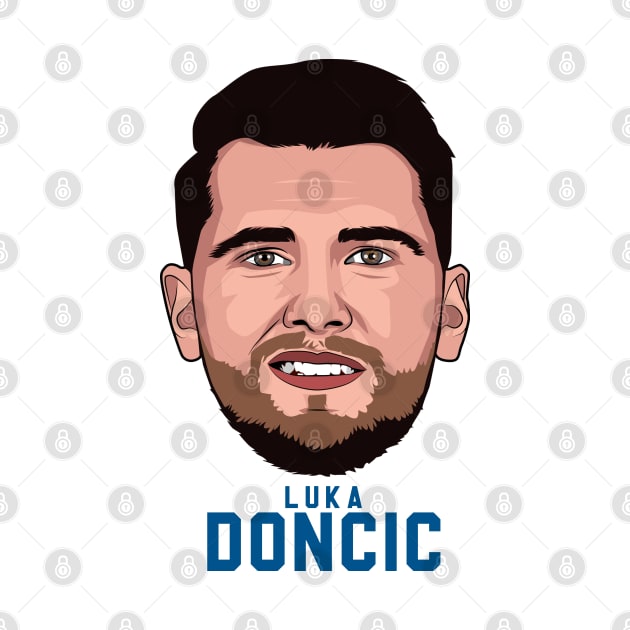 Luka Doncic by origin illustrations