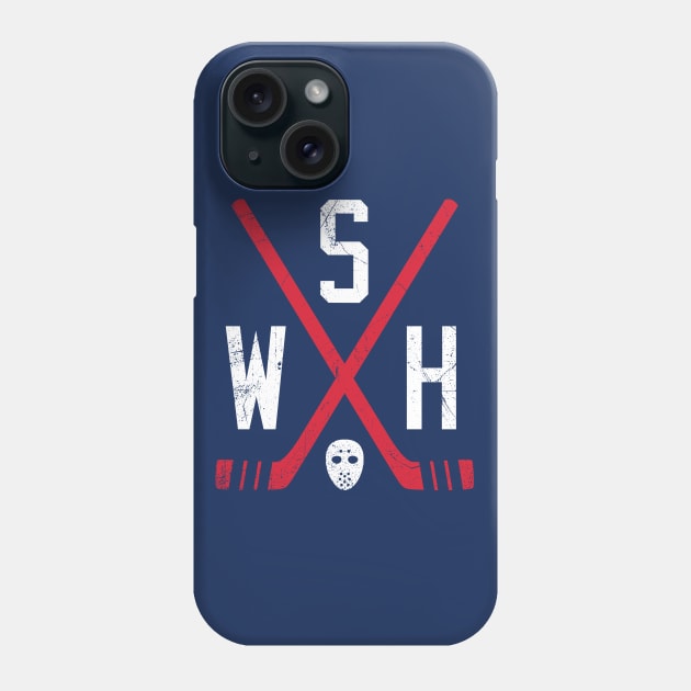 WSH Retro Sticks - Navy Phone Case by KFig21